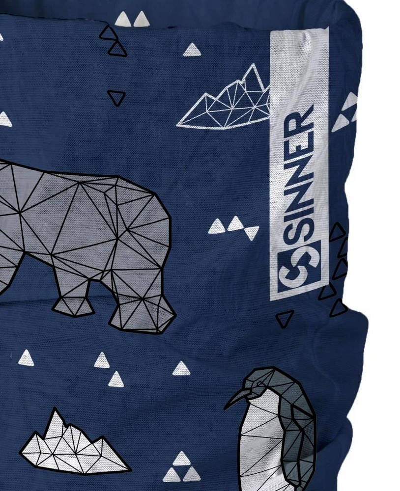 Sinner Kids Bandana 'Winter Wonderland' - Blue 3 Sinner Kids Bandana 'Winter Wonderland' - Blue - Afbeelding 3