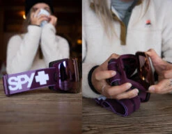 Spy+ Marauder Elite Colorblock 2.0 Skibril | Purple | Happy Rose Mirror (Cat. 3) + Happy LL Grey Green Red Mirror (Cat.1) -SINNER Verkoopwinkel image 197