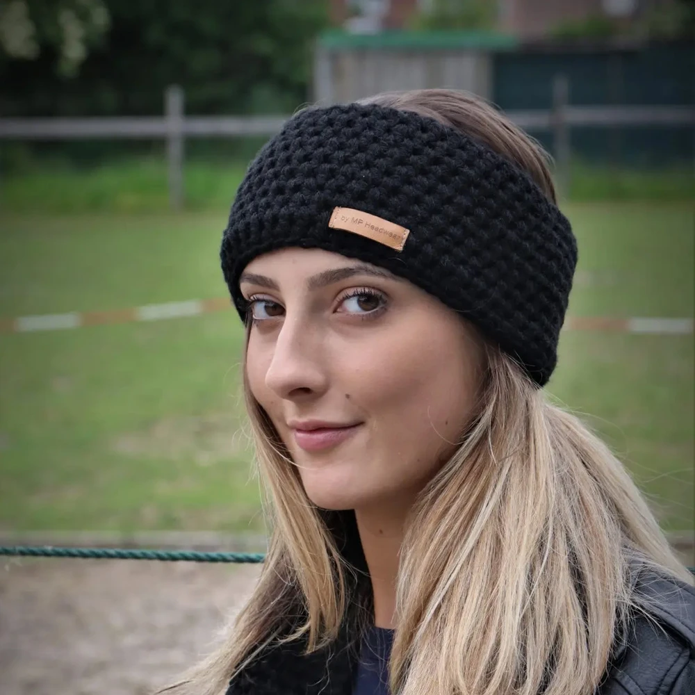 By MP Headwear Hoofdband HB100 - Black 5 By MP Headwear Hoofdband HB100 - Black - Afbeelding 5