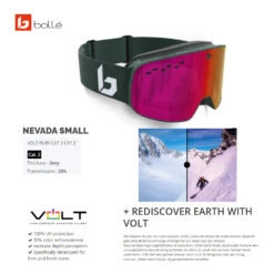 BOLLE Bollé Nevada Small Skibril - White Matte | Black Chrome Lens Cat.3 -SINNER Verkoopwinkel image 245