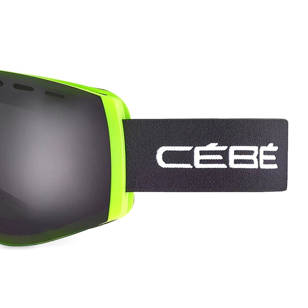 Cébé Cloud CG33006 Skibril - Acid Lime Matte | Grey Ultra Black Lens (Cat.3) 4 Cébé Cloud CG33006 Skibril - Acid Lime Matte | Grey Ultra Black Lens (Cat.3) - Afbeelding 4