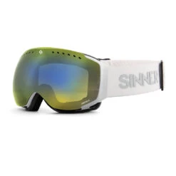 Sinner Emerald Skibril | Matte White | Double Full Gold Mirror Vent -SINNER Verkoopwinkel image 308