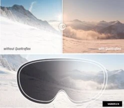 Alpina Scarabeo Junior OTG Skibril - White | Photochromic VarioFlex Cat. 1-2