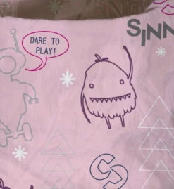 Sinner Fleece Kids Bandana 'Robots' - Pink -SINNER Verkoopwinkel image 34