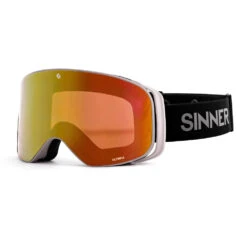 Sinner Olympia+ Skibril - Matte Light Grey - Double Red Sintrast Lens (Cat. 2) -SINNER Verkoopwinkel image 356