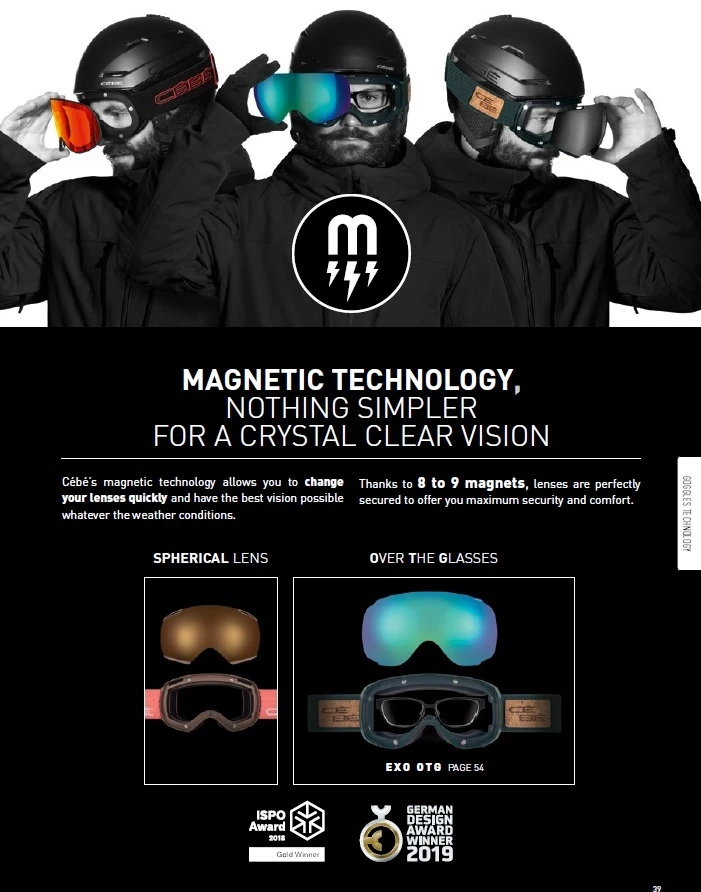 Cébé Attraction Skibril | Ciment Lime | Brown Flash Blue Cat.3 + Amber Flash Mirror Cat.1 2 Cébé Attraction Skibril | Ciment Lime | Brown Flash Blue Cat.3 + Amber Flash Mirror Cat.1 - Afbeelding 2