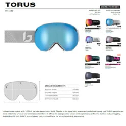 BOLLE Bollé Torus Skibril - Black Heritage | Volt Black Mirror Lens Cat.3