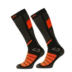 Sinner Pro II Unisex Ski Sokken Zwart Oranje - Double Pack -SINNER Verkoopwinkel image 40