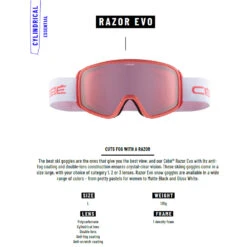 Cébé Razor Evo CB18603 Skibril | Black Matte (Cat. 2) -SINNER Verkoopwinkel image 455