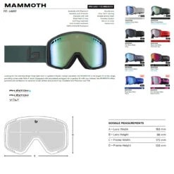 BOLLE Bollé Mammoth Skibril | Forest Green Matte | Photochromic Phantom Green Emerald Lens Cat.1-3 -SINNER Verkoopwinkel image 496