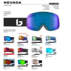 BOLLE Bollé Nevada Skibril - Race White Matte| Black Chrome Mirror Lens Cat.3 -SINNER Verkoopwinkel image 566