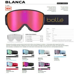 BOLLE Bollé Blanca Skibril - Pink Heritage Matte | Black Chrome Mirror Lens Cat. 3 -SINNER Verkoopwinkel image 615