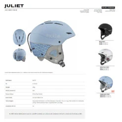 BOLLE Juliet Dames Skihelm | Powder Blue Matte