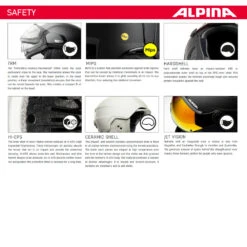 Alpina Oro QV MIPS Skihelm Met Vizier - Gunmetal Matt | QuatroVarioflex S2-S3 -SINNER Verkoopwinkel image 700