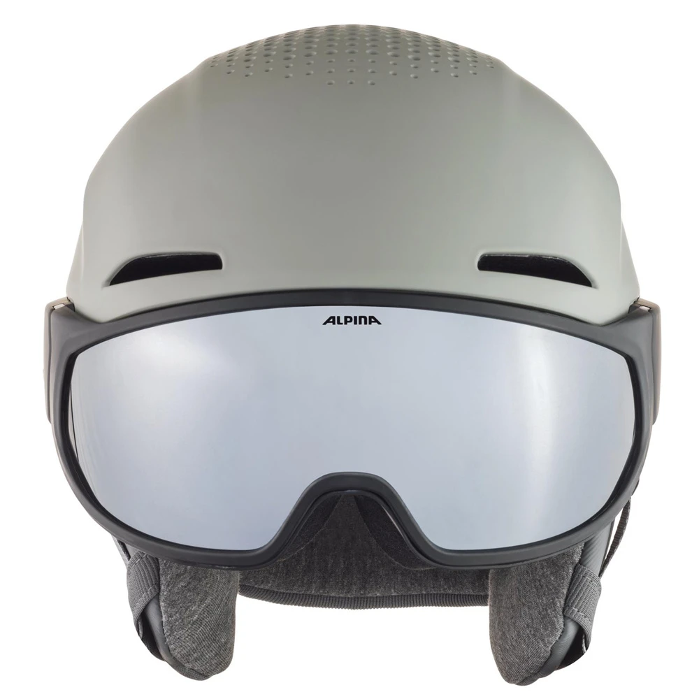 Alpina Alto Q Lite Skihelm Met Vizier | Moon Grey Matt | Quatroflex Lite S2 5 Alpina Alto Q Lite Skihelm Met Vizier | Moon Grey Matt | Quatroflex Lite S2 - Afbeelding 5