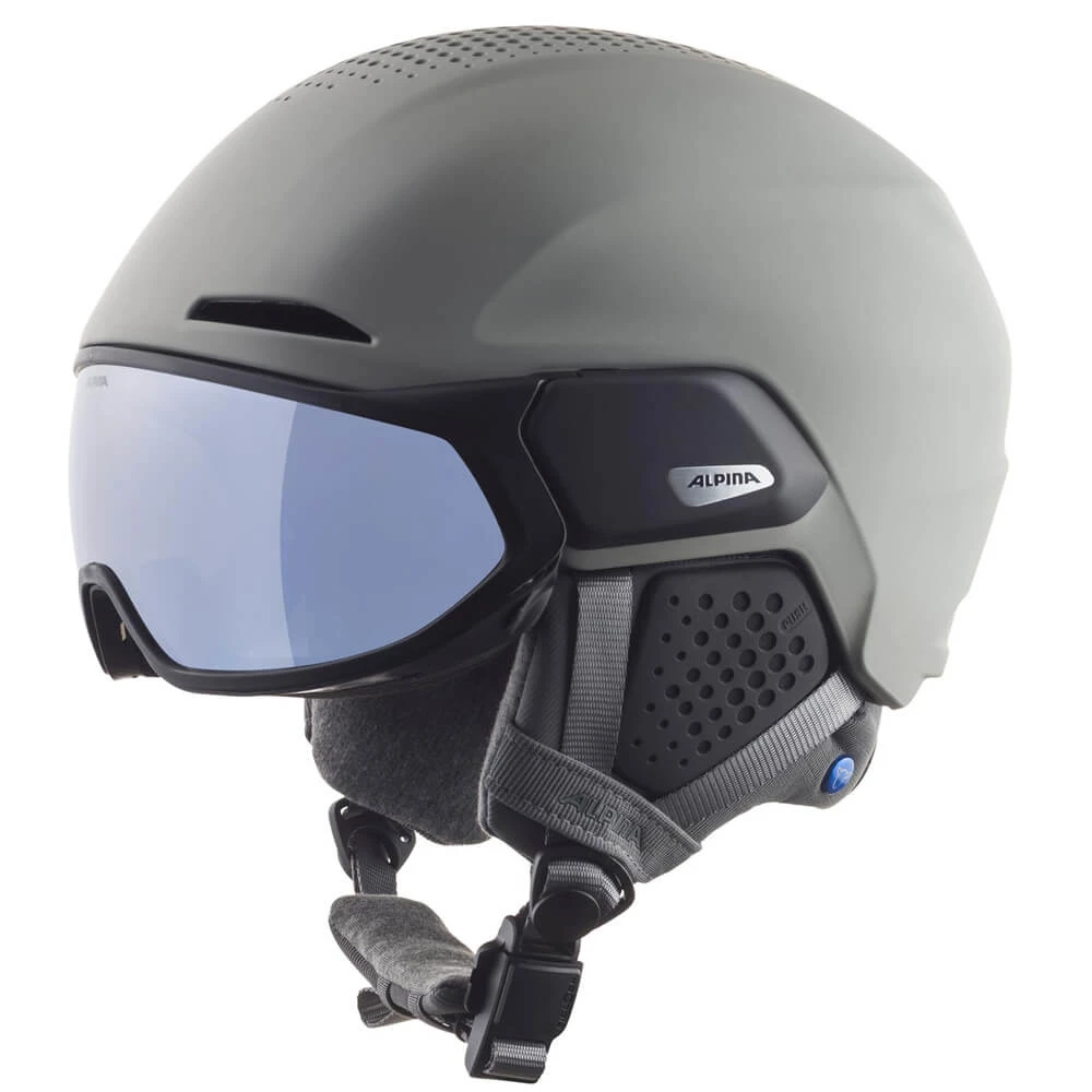 Alpina Alto Q Lite Skihelm Met Vizier | Moon Grey Matt | Quatroflex Lite S2 7 Alpina Alto Q Lite Skihelm Met Vizier | Moon Grey Matt | Quatroflex Lite S2 - Afbeelding 7