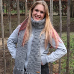 By MP Headwear Scarf Classic C Sjaal - Light Grey