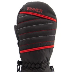 Sinner Stratton Dry-S Junior Wanten - Zwart Rood