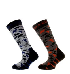 Sinner Camo Kids Ski Sokken - Double Pack -SINNER Verkoopwinkel image 810