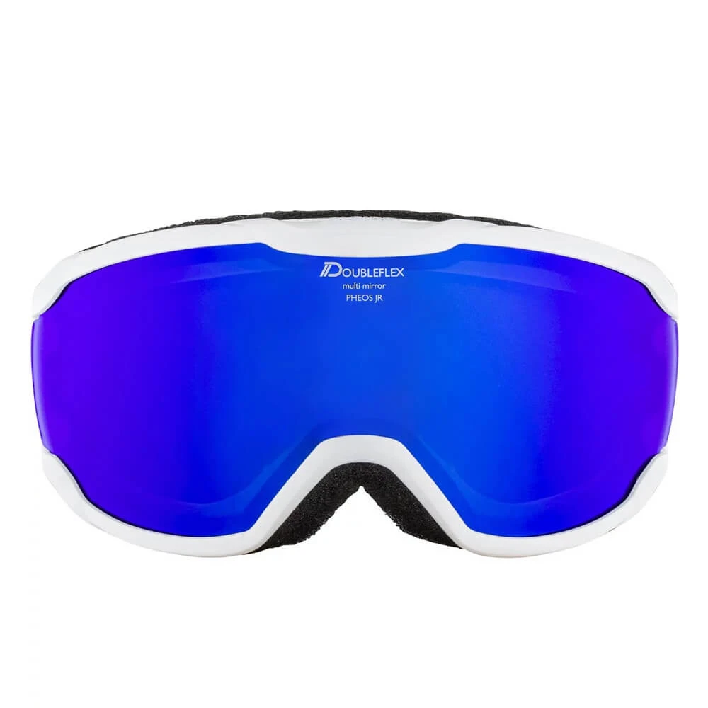 Alpina Pheos Junior Q-Lite Skibril | White | Hicon Mirror Cat.2 2 Alpina Pheos Junior Q-Lite Skibril | White | Hicon Mirror Cat.2 - Afbeelding 2