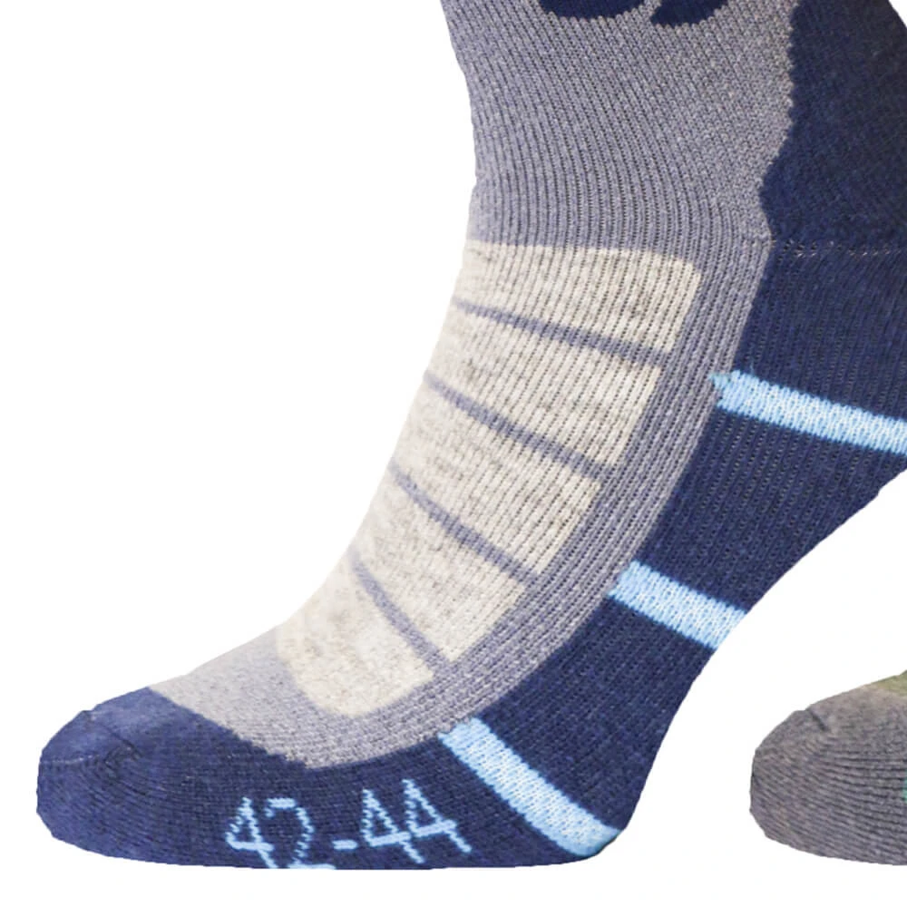 Sinner Ski Mountain Heren Ski Sokken Grijs - Double Pack 2 Sinner Ski Mountain Heren Ski Sokken Grijs - Double Pack - Afbeelding 2