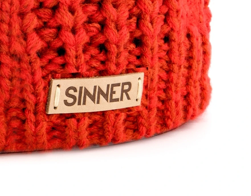 Sinner Wofford Kids Beanie - Red 2 Sinner Wofford Kids Beanie - Red - Afbeelding 2